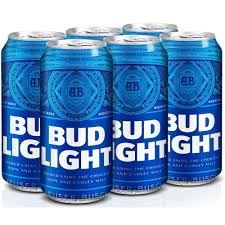 Bud Light 16 oz 6 Pack Cans