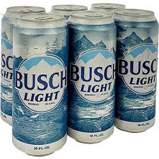 Busch Light 16oz 6 Cans 