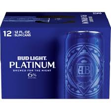 Bud Light Platinum 12 Pack Slim Cans