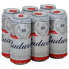 Budweiser 16 oz 6 Pack Cans