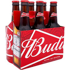 Budweiser 6pk Bottles