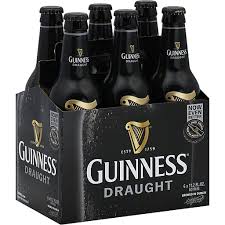 Guinness Draught 6 Pack Bottles 