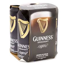 Guinness Draught 4 Pack Cans 