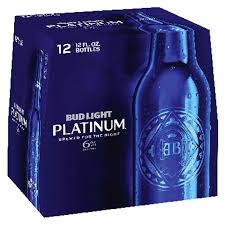 Budlight Platinum 12 oz 12 Pack Bottles