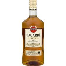 Bacardi Gold Rum 1.75L glass
