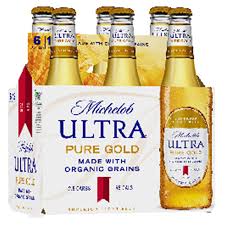 Michelob Ultra Pure Gold 6 Pack Bottles