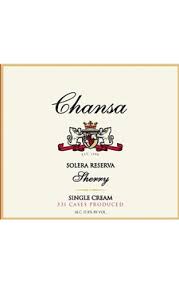 Chansa Solera Reserva Sherry Single Cream 750