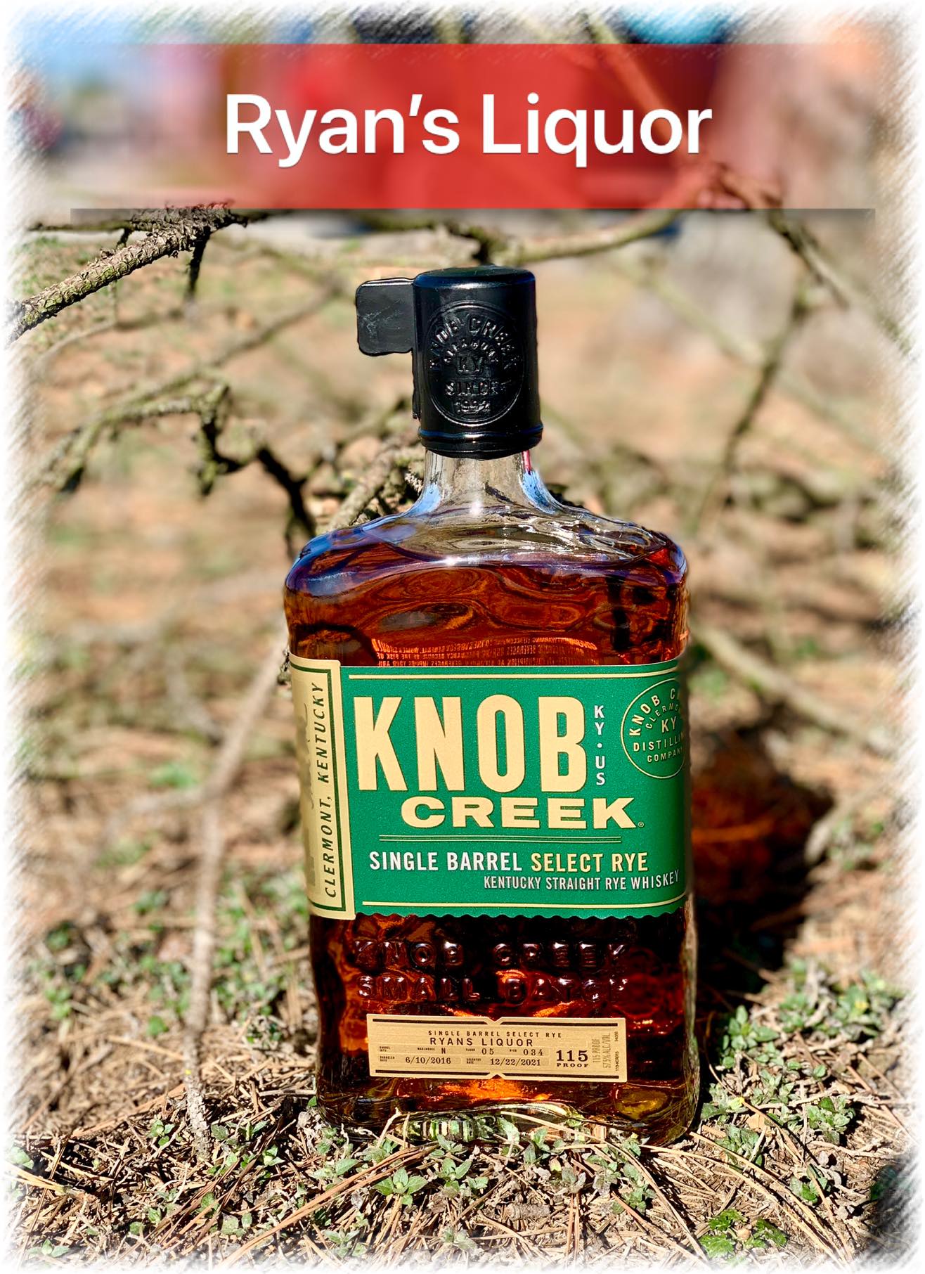 Knob Creek Single Barrel Rye Ryan's Pick