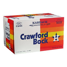 Karbach Crawford Bock  6 Pack Cans