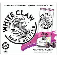 White Claw Black Cherry 6 Pack Cans