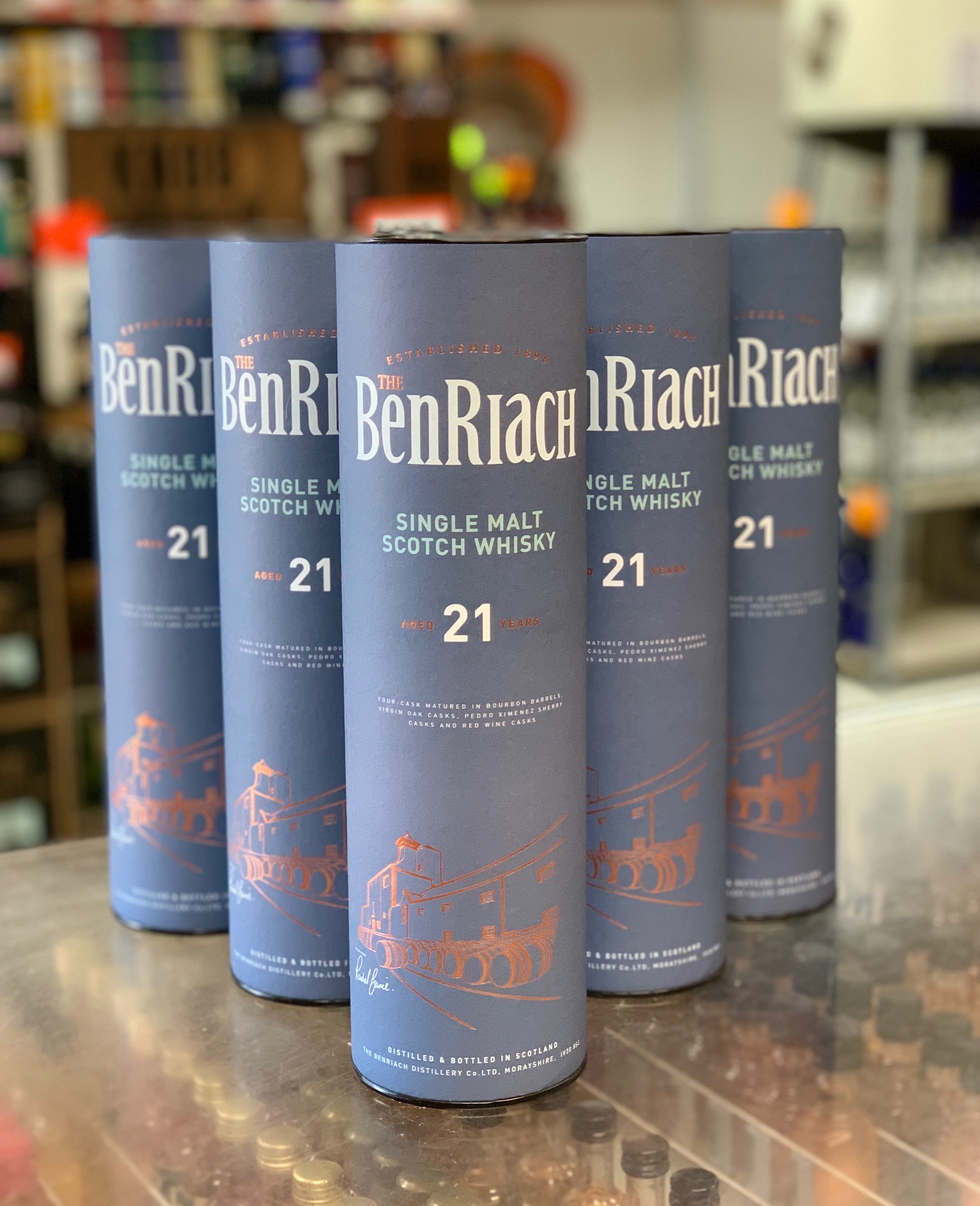 BenRiach Single Malt 21 Years Scotch 750