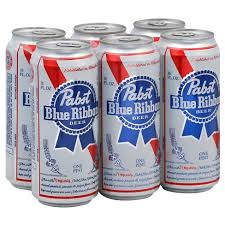 Pabst Blue 16 oz 6 Pack Cans 