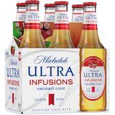 Michelob Infusions Pomegranate 6 Pack Bottles