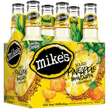 Mike's Hard Pineapple Mandarin 6 Bottles