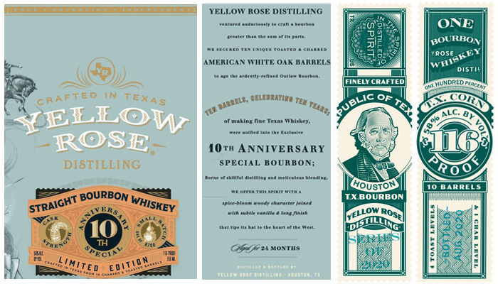 Yellow Rose Bourbon 10th Anniversary 