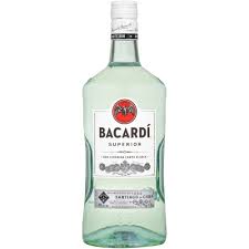 Bacardi Superior Rum 1.75 Glass 
