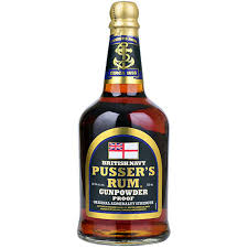 Pusser's Gunpowder 109p Rum 750ml